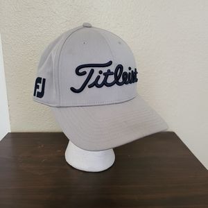 Titleist Light Grey Golf Tour Performance Cap A-Flex Collection